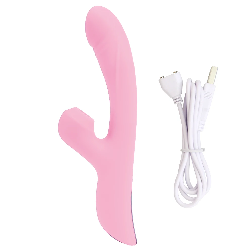 Clitoral Sucking Vibrator Rabbit Heating Dildo Vibrators G Spot Massager Clit Stimulator with 10 Pattern Adult Sex Toy for Women