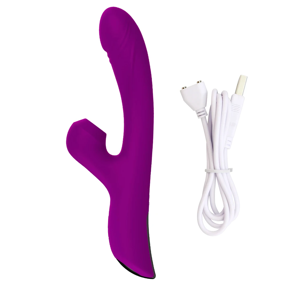 Clitoral Sucking Vibrator Rabbit Heating Dildo Vibrators G Spot Massager Clit Stimulator with 10 Pattern Adult Sex Toy for Women