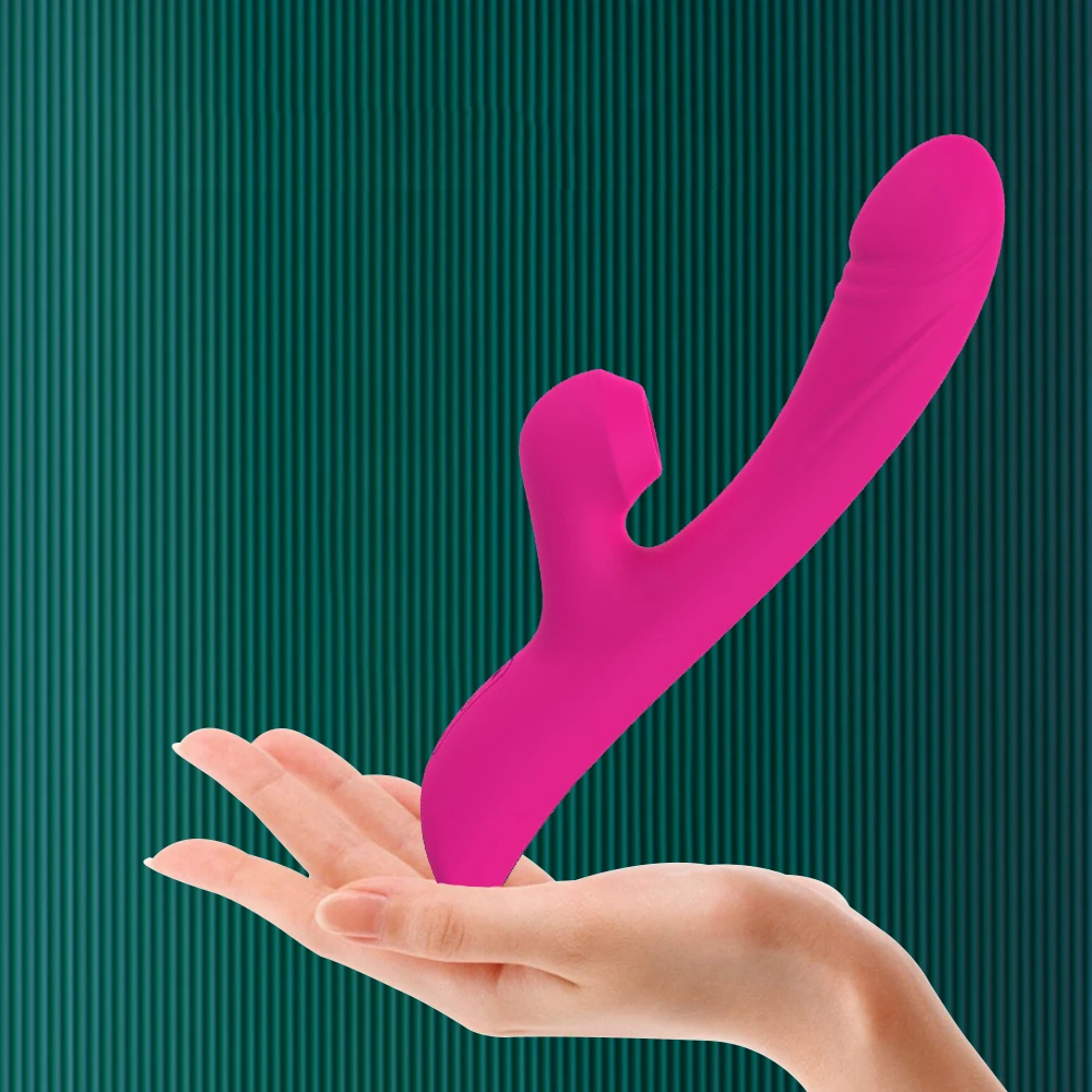 Clitoral Sucking Vibrator Rabbit Heating Dildo Vibrators G Spot Massager Clit Stimulator with 10 Pattern Adult Sex Toy for Women