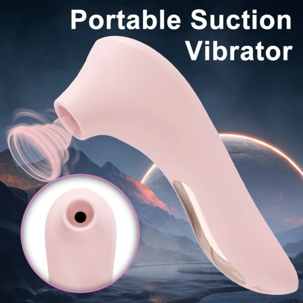 Powerful Clit Sucker Vibrator Sex Toys for Adult Women Tongue Vibrating Clitoris Stimulator Nipple Blowjob Etotic Masturbator