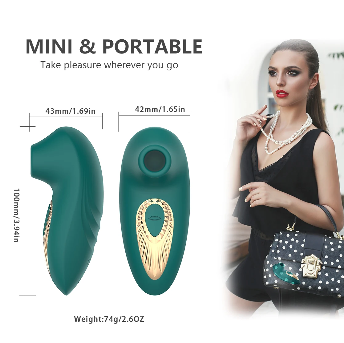Powerful Clitoral Sucking Vibrator Female Clitoral Nipple Oral Vacuum Stimulator Sucking Massage Vibrator Female Sex Toy Adult