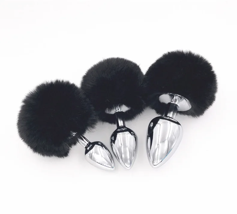 Fox Tail Sexy Toys Anal Plug Role-playing Adult Game Couple Training Rabbit Tail Butt Plug  Anal Adult Toys for Couple Women Gay