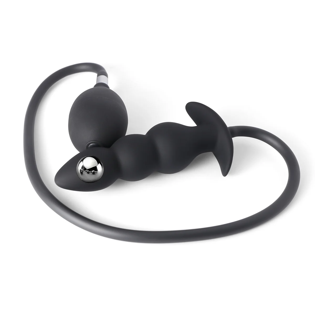 Inflatable Anal Plug Metal Ball Butt Plug Sex Toys For Men Women Huge Anus Ass Butt Dilator Prostate Massager G Spot Stimulator