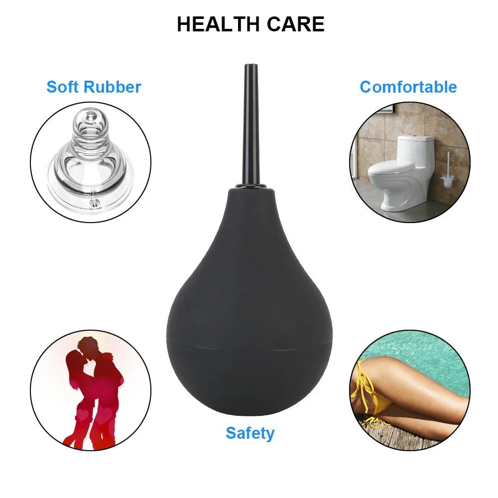 Anal Washer Nozzle Pump For Women Vaginal Shower Men Butt Plug Sex Toys Adults Games Medical Cleaner Erotic Product Douche Enema