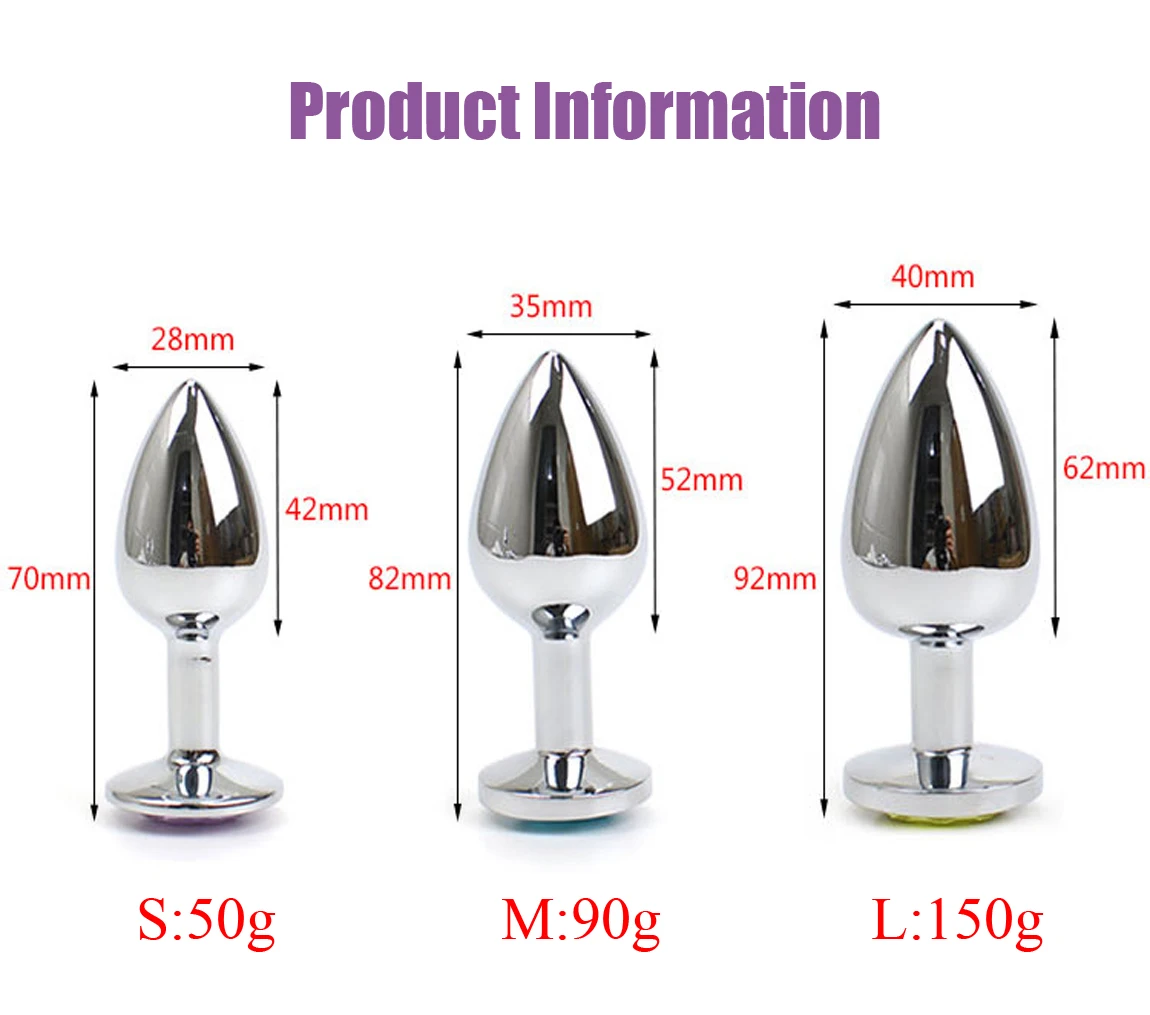 Sex Vibrator Metal Anal Toys For Women Adult Sex Products For S Men Butt Plug Stainles Steel Anal Plug Sex Toys Anal DildoToys