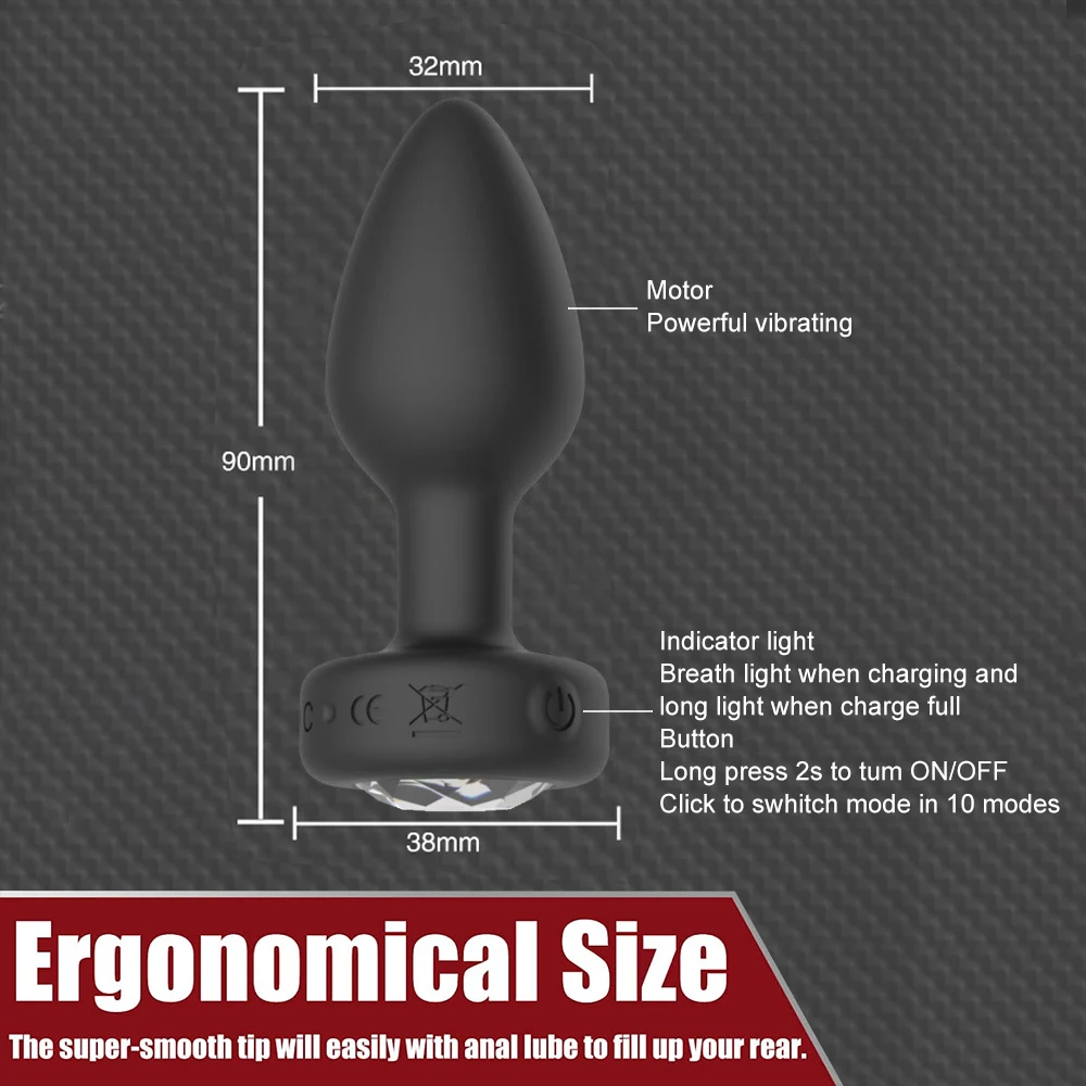 Bluetooth Anal Vibrator Butt Plug Prostate Massager Female Masturbator Dildo Adult Sex Toys For Women Men Gay APP Remote Control Bluetooth Anal Vibrator Butt Plug Prostate Massager Female Masturbator Dildo Adult Sex Toys For Women Men Gay APP Remote Control