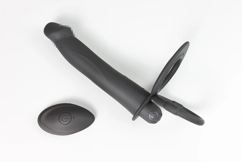 Remote Control Double Penetration Vibrators Penis Dildo Ring Anal Plug Butt G Spot Vibrator Stimulator Adult Sex Toys for Couple Remote Control Double Penetration Vibrators Penis Dildo Ring Anal Plug Butt G Spot Vibrator Stimulator Adult Sex Toys for Couple