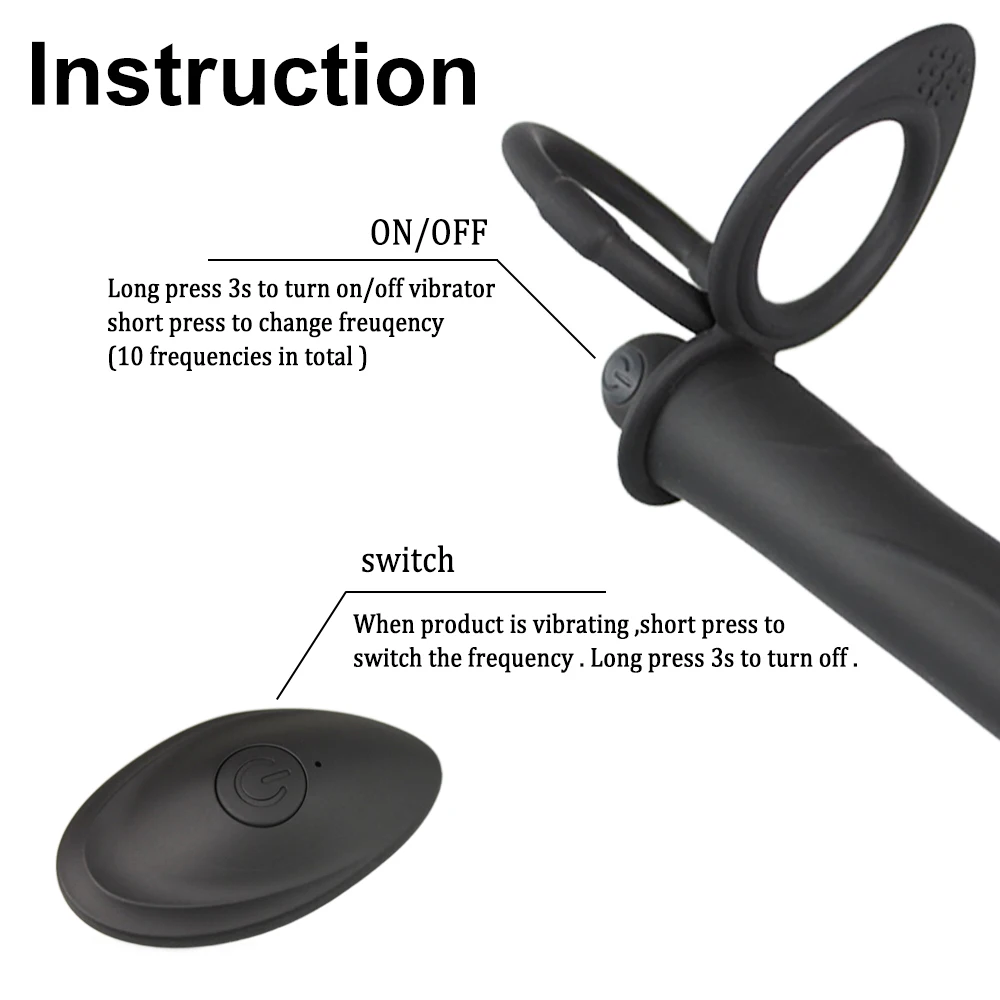 Remote Control Double Penetration Vibrators Penis Dildo Ring Anal Plug Butt G Spot Vibrator Stimulator Adult Sex Toys for Couple Remote Control Double Penetration Vibrators Penis Dildo Ring Anal Plug Butt G Spot Vibrator Stimulator Adult Sex Toys for Couple
