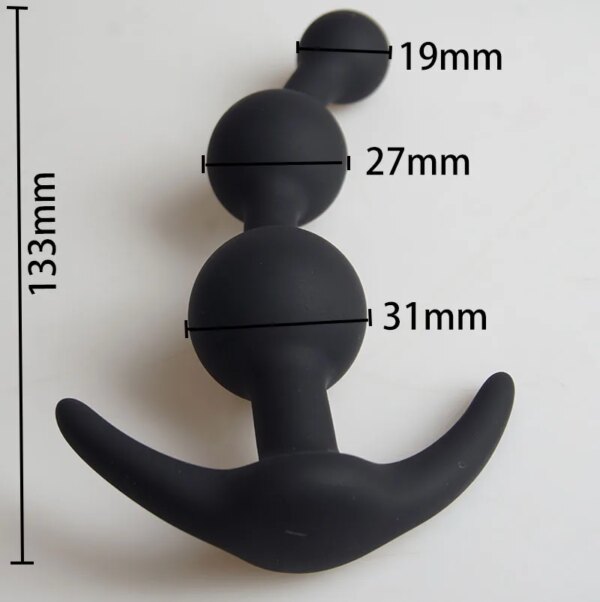 Silicone Anal Beads Balls Dilator Expansion Sex Toys,But Ass Butt Plug Butplug Analplug Buttplug,Anus Prostate Massager