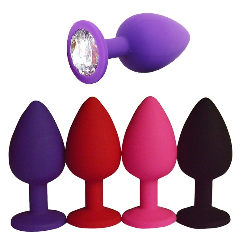 Silicone Butt Plug Anal Plug Unisex Sex Stopper 3 Different Size Adult Products for Men/Women Anal Trainer for Couples Sex Toys Silicone Butt Plug Anal Plug Unisex Sex Stopper 3 Different Size Adult Products for Men/Women Anal Trainer for Couples Sex Toys