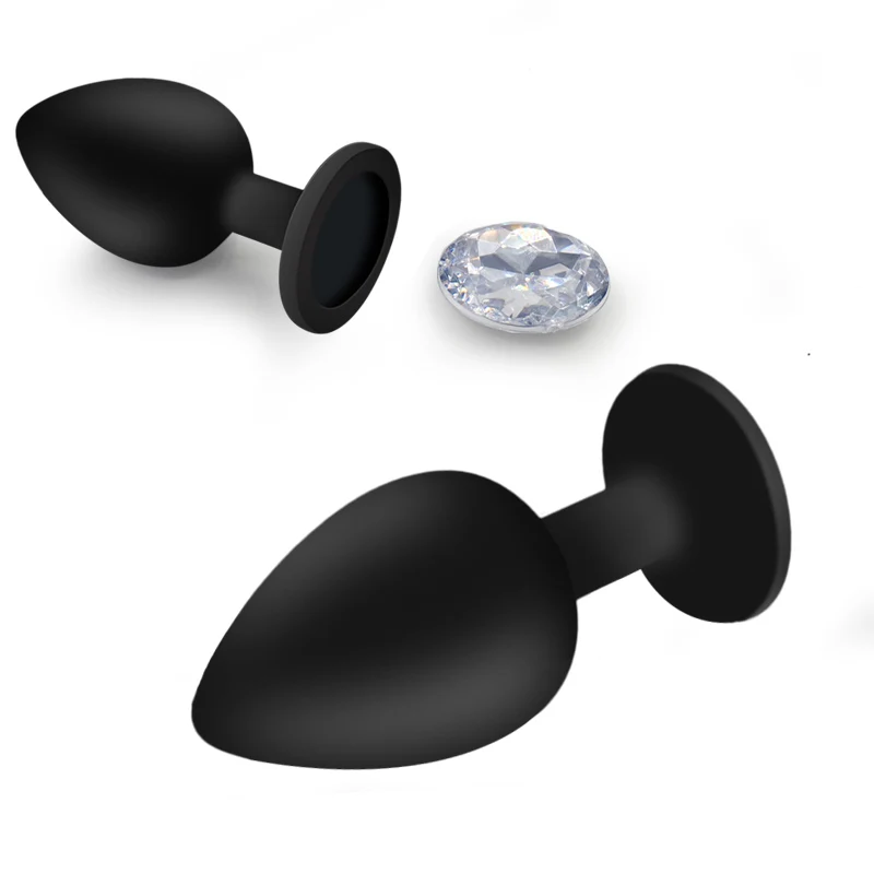 Silicone Butt Plug Anal Plug Unisex Sex Stopper 3 Different Size Adult Products for Men/Women Anal Trainer for Couples Sex Toys Silicone Butt Plug Anal Plug Unisex Sex Stopper 3 Different Size Adult Products for Men/Women Anal Trainer for Couples Sex Toys