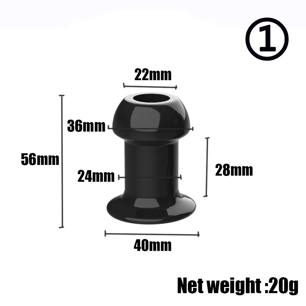 Hollow Plug with Silicone Stopper Butt Plug TPE Transparent Tunnel Anal Plug Speculum Expander Dilator SM Sex Toy for Couples Hollow Plug with Silicone Stopper Butt Plug TPE Transparent Tunnel Anal Plug Speculum Expander Dilator SM Sex Toy for Couples