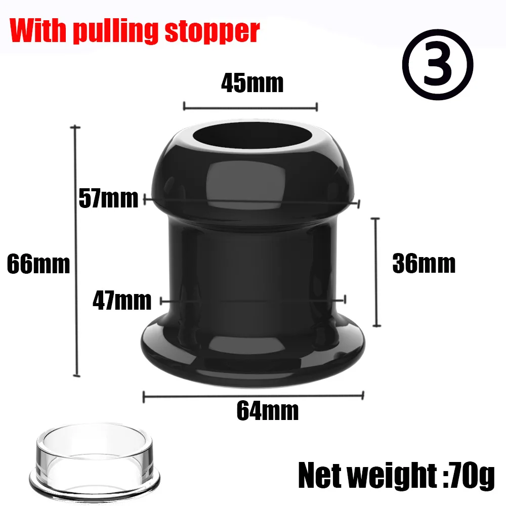 Hollow Plug with Silicone Stopper Butt Plug TPE Transparent Tunnel Anal Plug Speculum Expander Dilator SM Sex Toy for Couples Hollow Plug with Silicone Stopper Butt Plug TPE Transparent Tunnel Anal Plug Speculum Expander Dilator SM Sex Toy for Couples