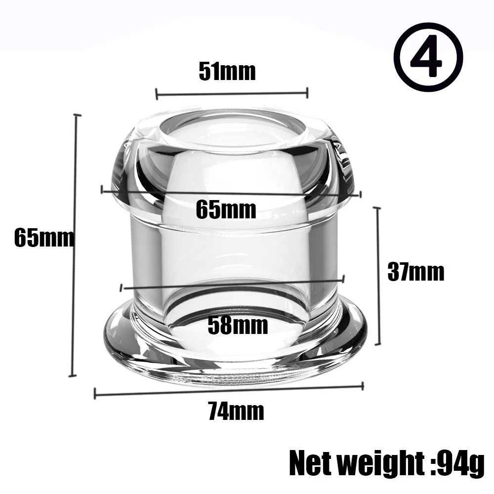Hollow Plug with Silicone Stopper Butt Plug TPE Transparent Tunnel Anal Plug Speculum Expander Dilator SM Sex Toy for Couples Hollow Plug with Silicone Stopper Butt Plug TPE Transparent Tunnel Anal Plug Speculum Expander Dilator SM Sex Toy for Couples