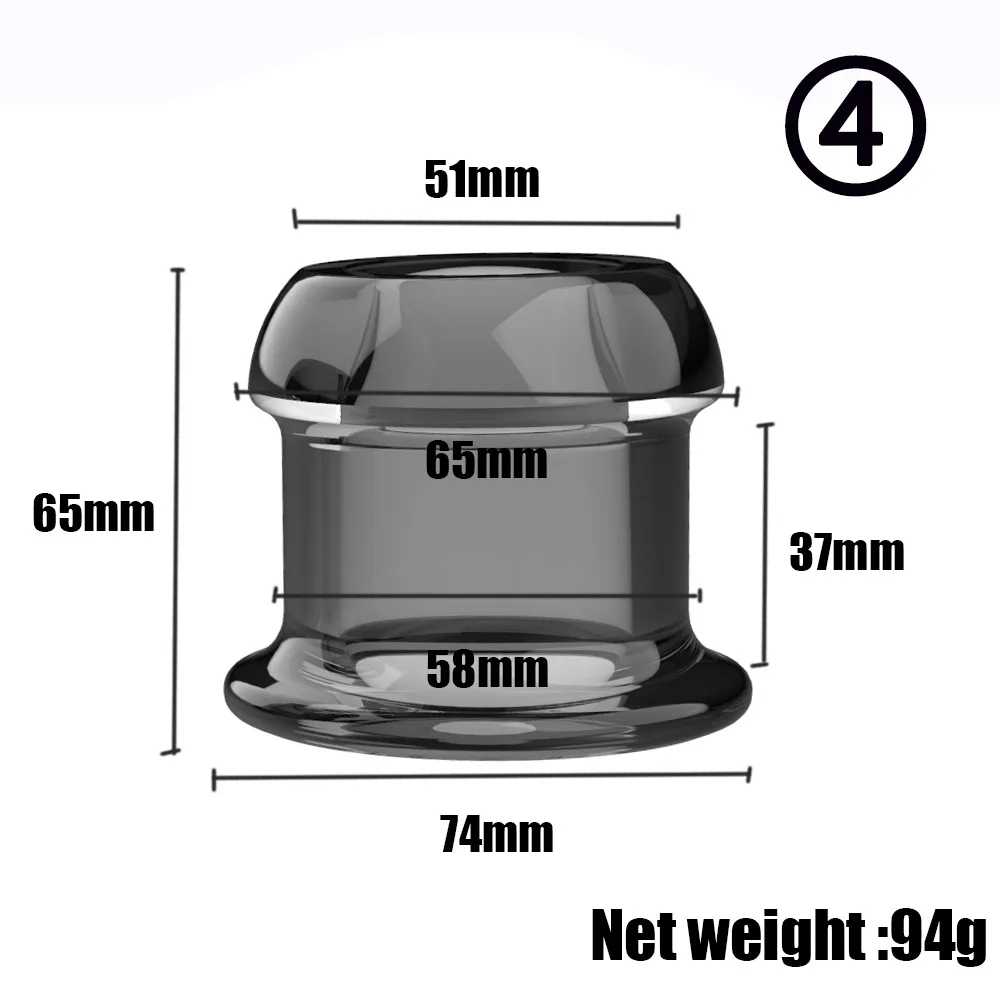 Hollow Plug with Silicone Stopper Butt Plug TPE Transparent Tunnel Anal Plug Speculum Expander Dilator SM Sex Toy for Couples Hollow Plug with Silicone Stopper Butt Plug TPE Transparent Tunnel Anal Plug Speculum Expander Dilator SM Sex Toy for Couples