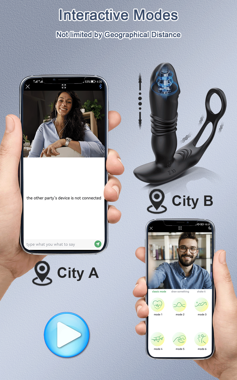 Male Thrusting Prostate Massager Bluetooth APP Vibrator for Men Gay Anal Plug Wireless Remote Butt Plug Sex Toy for Couples