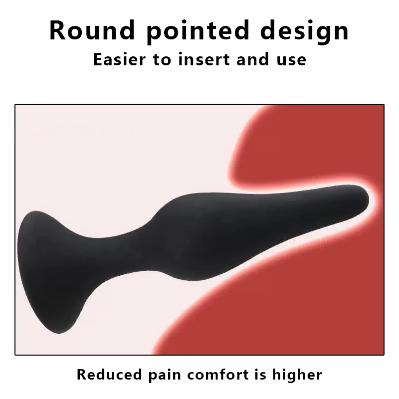 S/M/L/XL Silicone Anal Plug Butt Plug Anus Stimulation Prostate Massage Sex Toys for Women Men Gay Anal Dilator Sex Shop Bdsm S/M/L/XL Silicone Anal Plug Butt Plug Anus Stimulation Prostate Massage Sex Toys for Women Men Gay Anal Dilator Sex Shop Bdsm