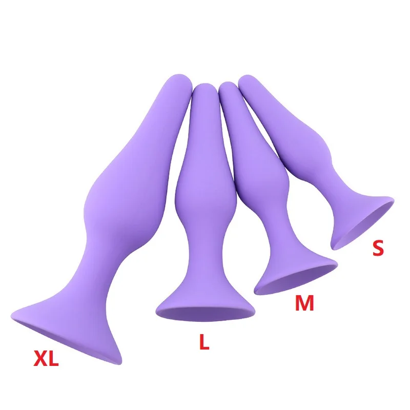 S/M/L/XL Silicone Anal Plug Butt Plug Anus Stimulation Prostate Massage Sex Toys for Women Men Gay Anal Dilator Sex Shop Bdsm