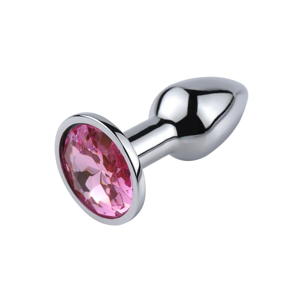Mini Metal Anal Plug Beginner Butt Plug Masturbation Tool Sex Massager Adult Sex Toys Jelly Color Buttplug Prostate Massager 18