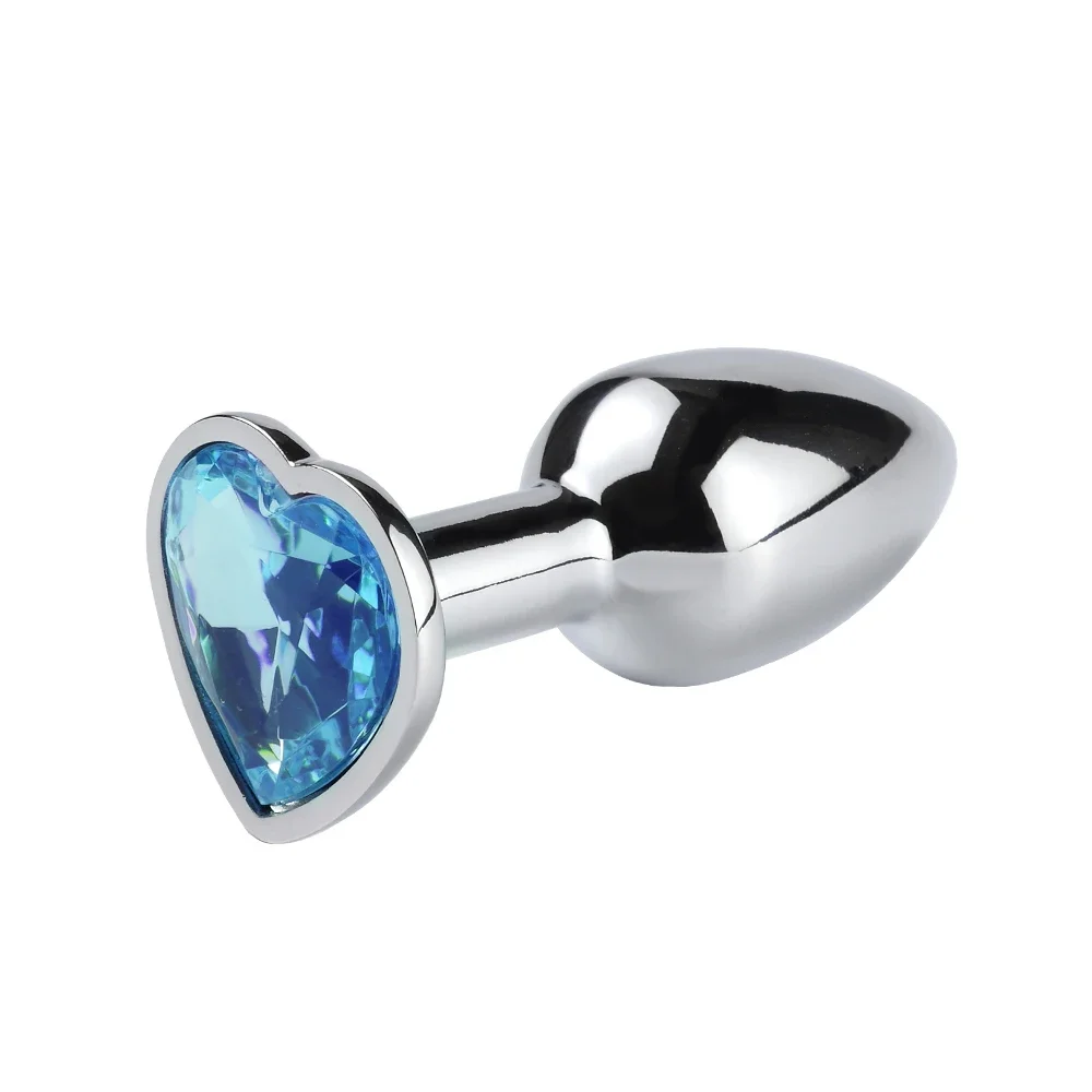 Mini Metal Anal Plug Beginner Butt Plug Masturbation Tool Sex Massager Adult Sex Toys Jelly Color Buttplug Prostate Massager 18