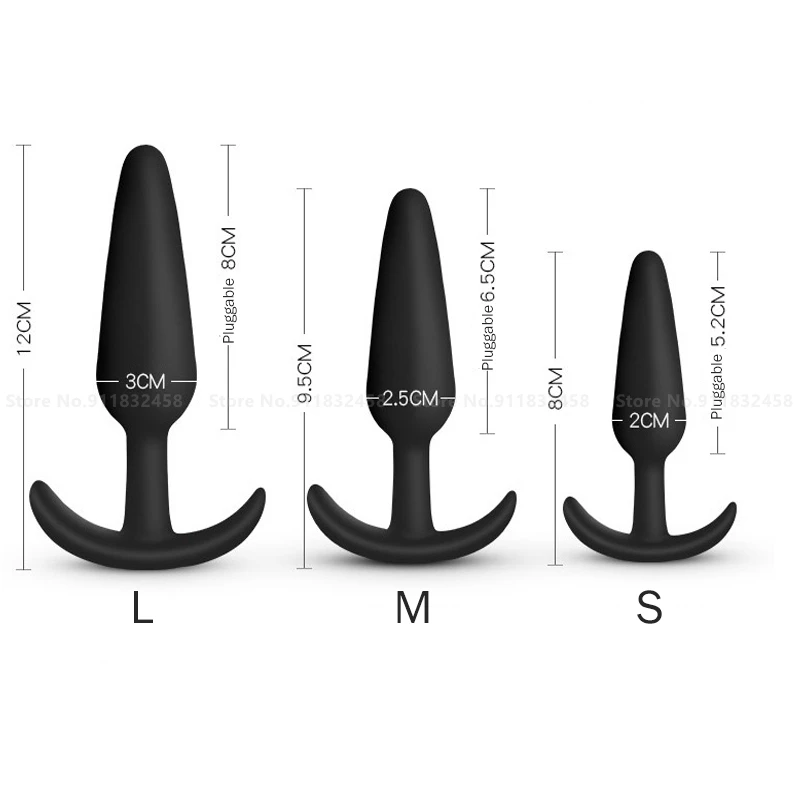 Safe Silicone Anal Plug Dildo Vibrator Sex toys for Men Women Prostate Massager Butt Plugs Intimate Goods Adults Gay Product Safe Silicone Anal Plug Dildo Vibrator Sex toys for Men Women Prostate Massager Butt Plugs Intimate Goods Adults Gay Product