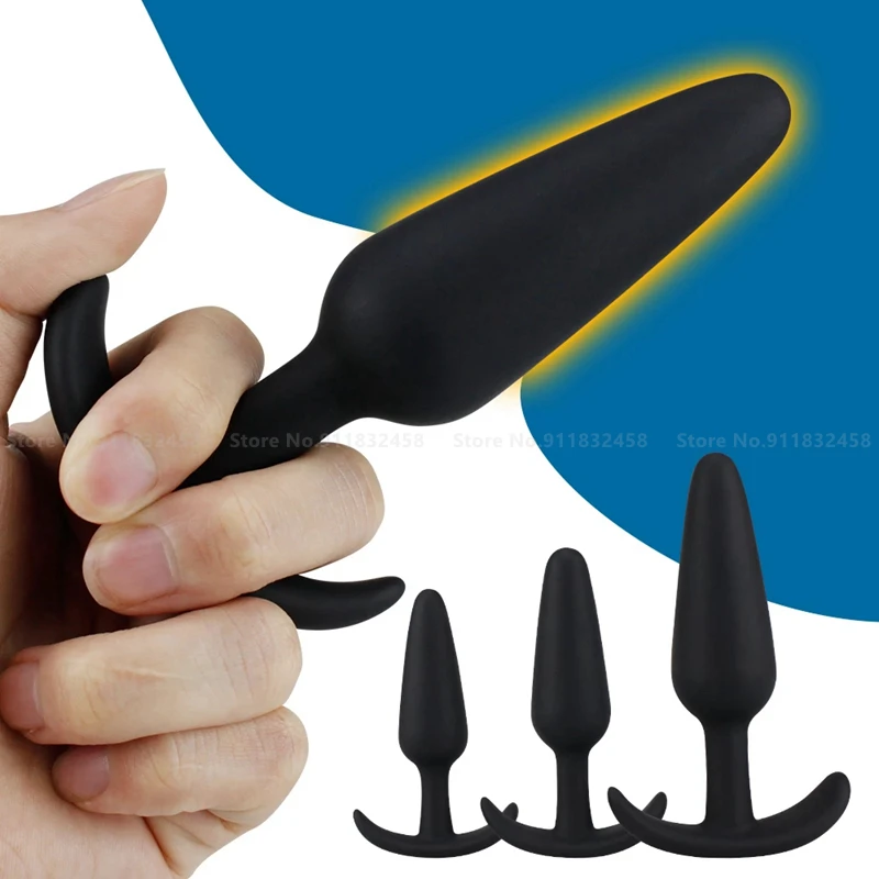 Safe Silicone Anal Plug Dildo Vibrator Sex toys for Men Women Prostate Massager Butt Plugs Intimate Goods Adults Gay Product Safe Silicone Anal Plug Dildo Vibrator Sex toys for Men Women Prostate Massager Butt Plugs Intimate Goods Adults Gay Product