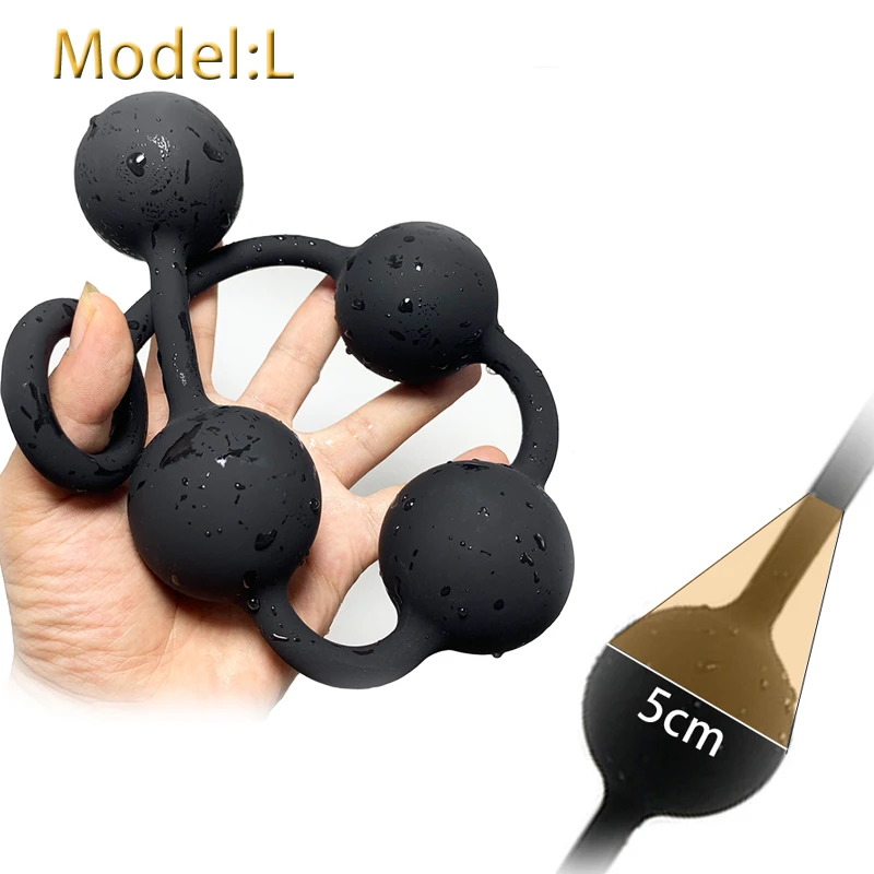 Silicone Big Anal Beads Balls Butt Plug Adults Erotic Sex Toys for Women Anus Masturbator Dilatodor Expander Prostate Massager
