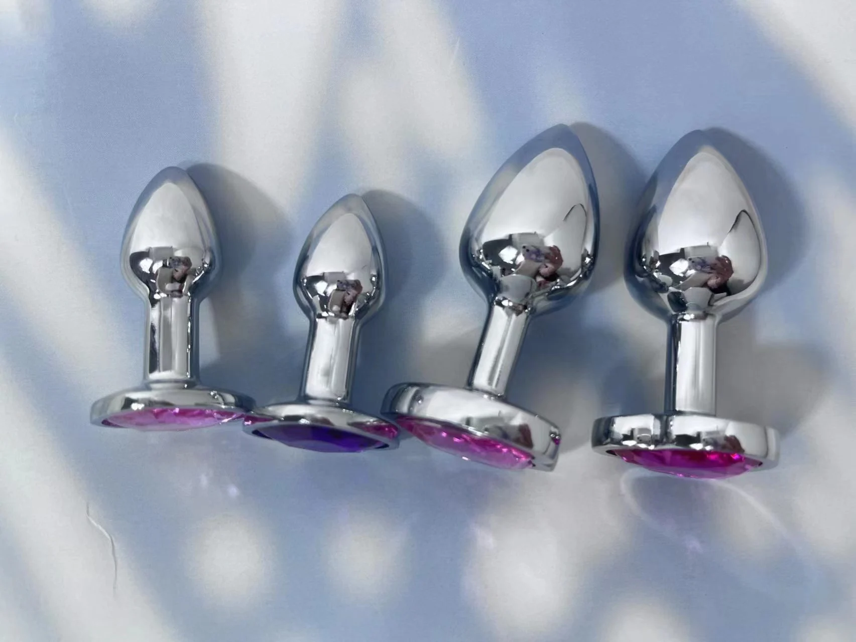 Mini Sexy Jelly Color Metal Anal Plug Anal Dilator for Adult Men and Women Fun Flirting Masturbation Masturbation Adult Toys Gay