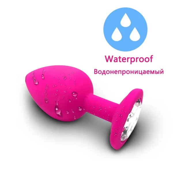 3Size Butt Anal Plug Sex Toys for Women Men Soft Silicone Erotic Massager Stimulator Dildo Vibrator Anal Toys Adult Product Plug