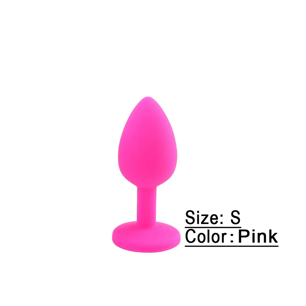 3Size Butt Anal Plug Sex Toys for Women Men Soft Silicone Erotic Massager Stimulator Dildo Vibrator Anal Toys Adult Product Plug