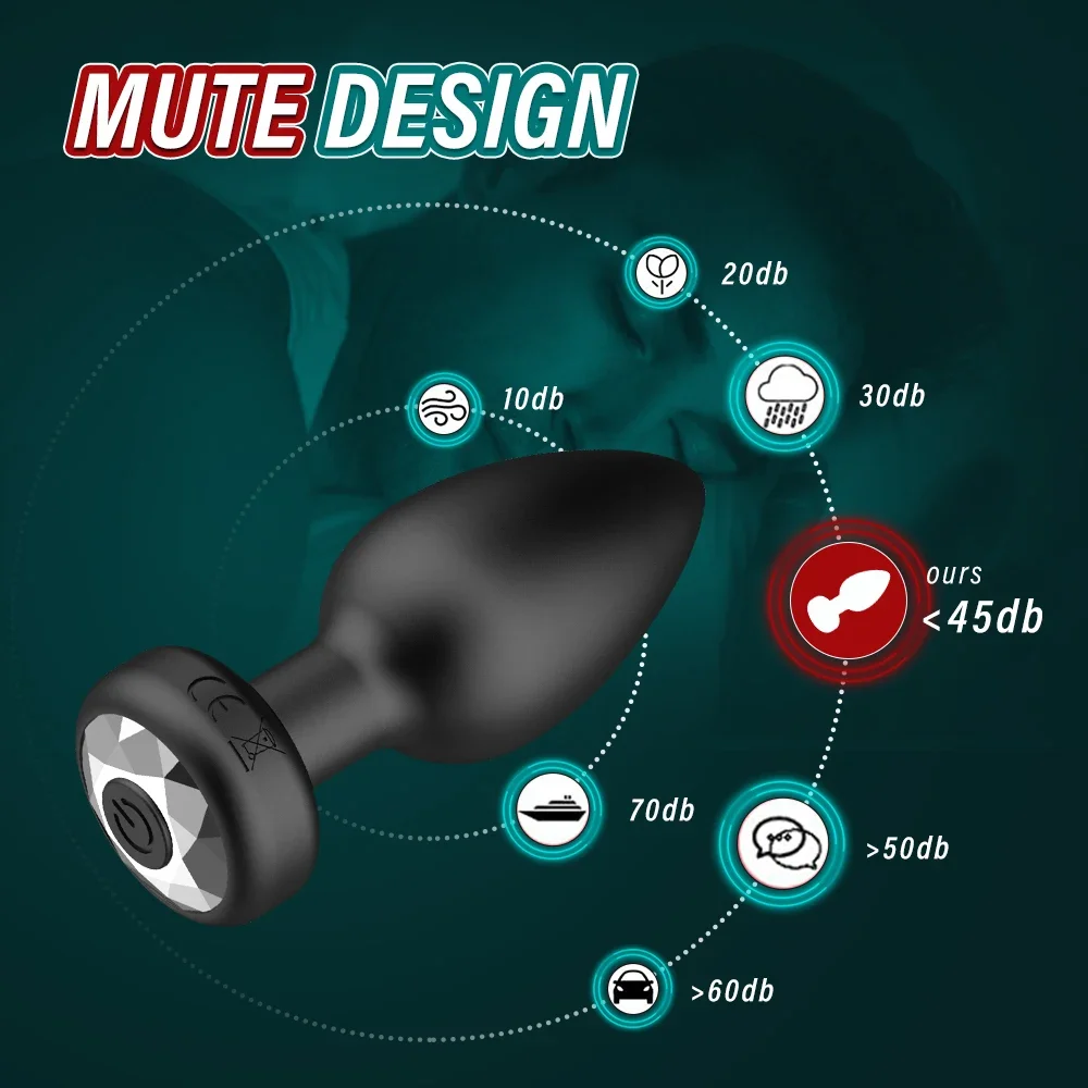 APP Wireless Control Anal Vibrator Butt Plug Men Prostate Massager Stimulator Female Masturbator Adult Sex Toys for Women Gay APP Wireless Control Anal Vibrator Butt Plug Men Prostate Massager Stimulator Female Masturbator Adult Sex Toys for Women Gay