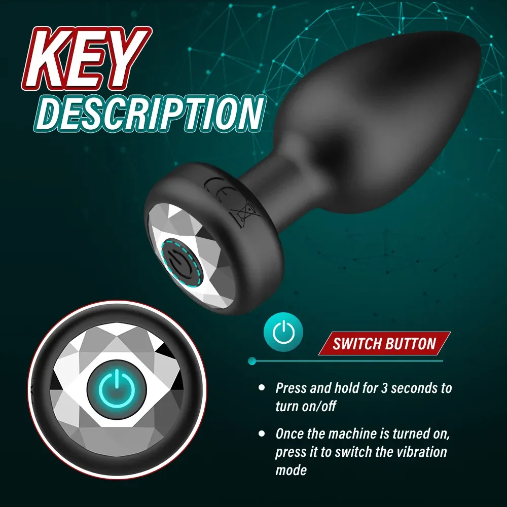 APP Wireless Control Anal Vibrator Butt Plug Men Prostate Massager Stimulator Female Masturbator Adult Sex Toys for Women Gay APP Wireless Control Anal Vibrator Butt Plug Men Prostate Massager Stimulator Female Masturbator Adult Sex Toys for Women Gay