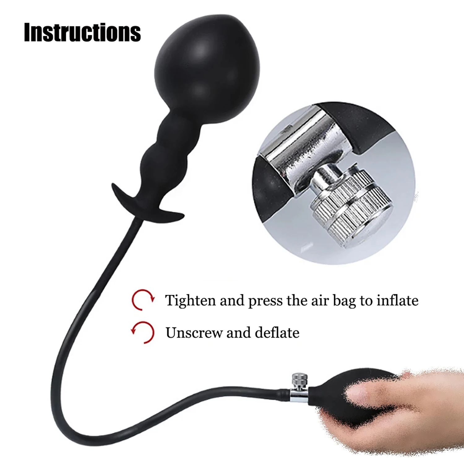 Adult G spot Expansion Stimulator Inflatable Anal Butt Plug Dilator Big Dildo Insertion Sex Toy Male Prostate Massager Adult G spot Expansion Stimulator Inflatable Anal Butt Plug Dilator Big Dildo Insertion Sex Toy Male Prostate Massager