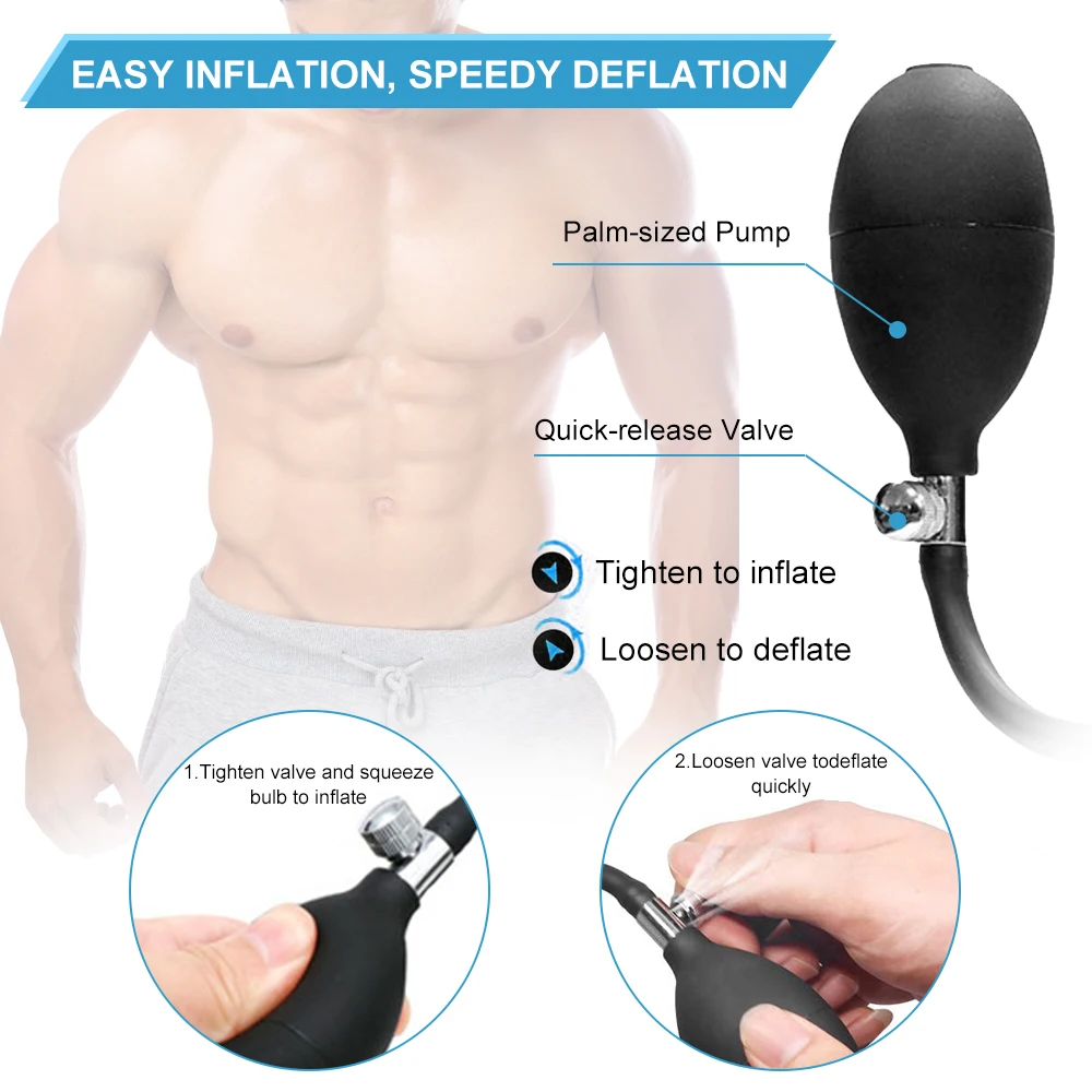 Expand Inflatable Anal Plug Huge Butt Plug Stimulate Sex Toy For Women/Men Masturbators Prostate Massager Big Anal Toys
