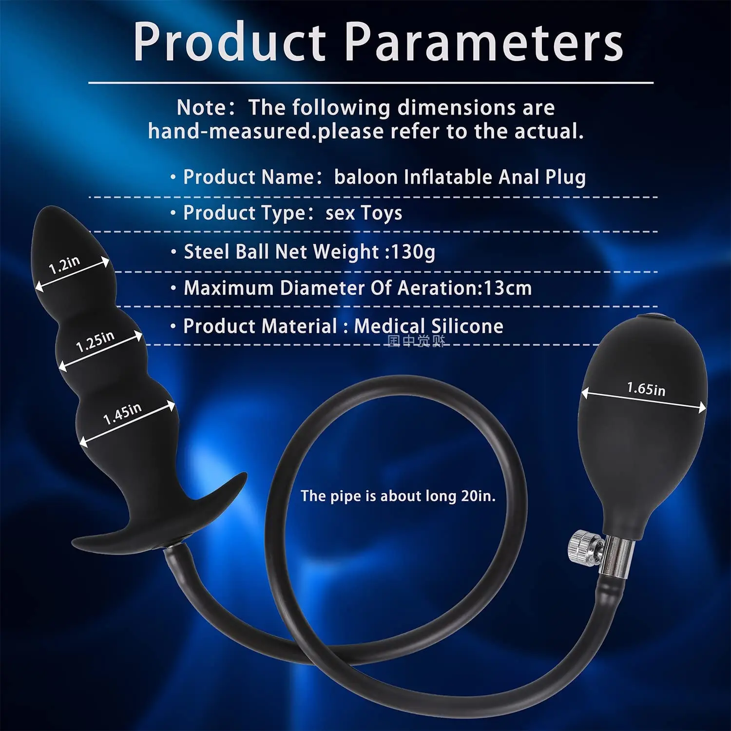 Expand Inflatable Anal Plug Huge Butt Plug Stimulate Sex Toy For Women/Men Masturbators Prostate Massager Big Anal Toys