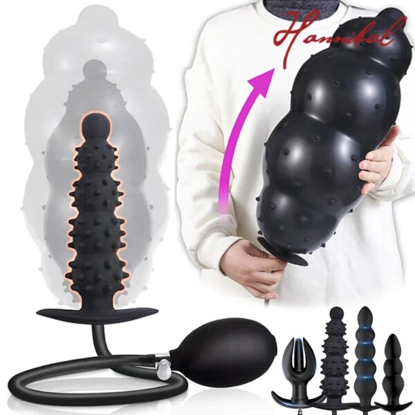 Expand Inflatable Anal Plug Huge Butt Plug Stimulate Sex Toy For Women/Men Masturbators Prostate Massager Big Anal Toys