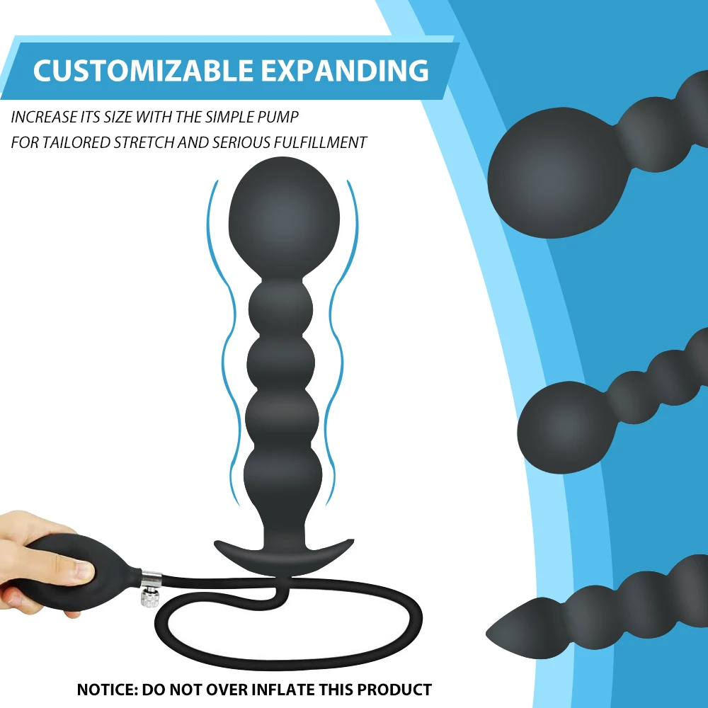 Expand Inflatable Anal Plug Huge Butt Plug Stimulate Sex Toy For Women/Men Masturbators Prostate Massager Big Anal Toys