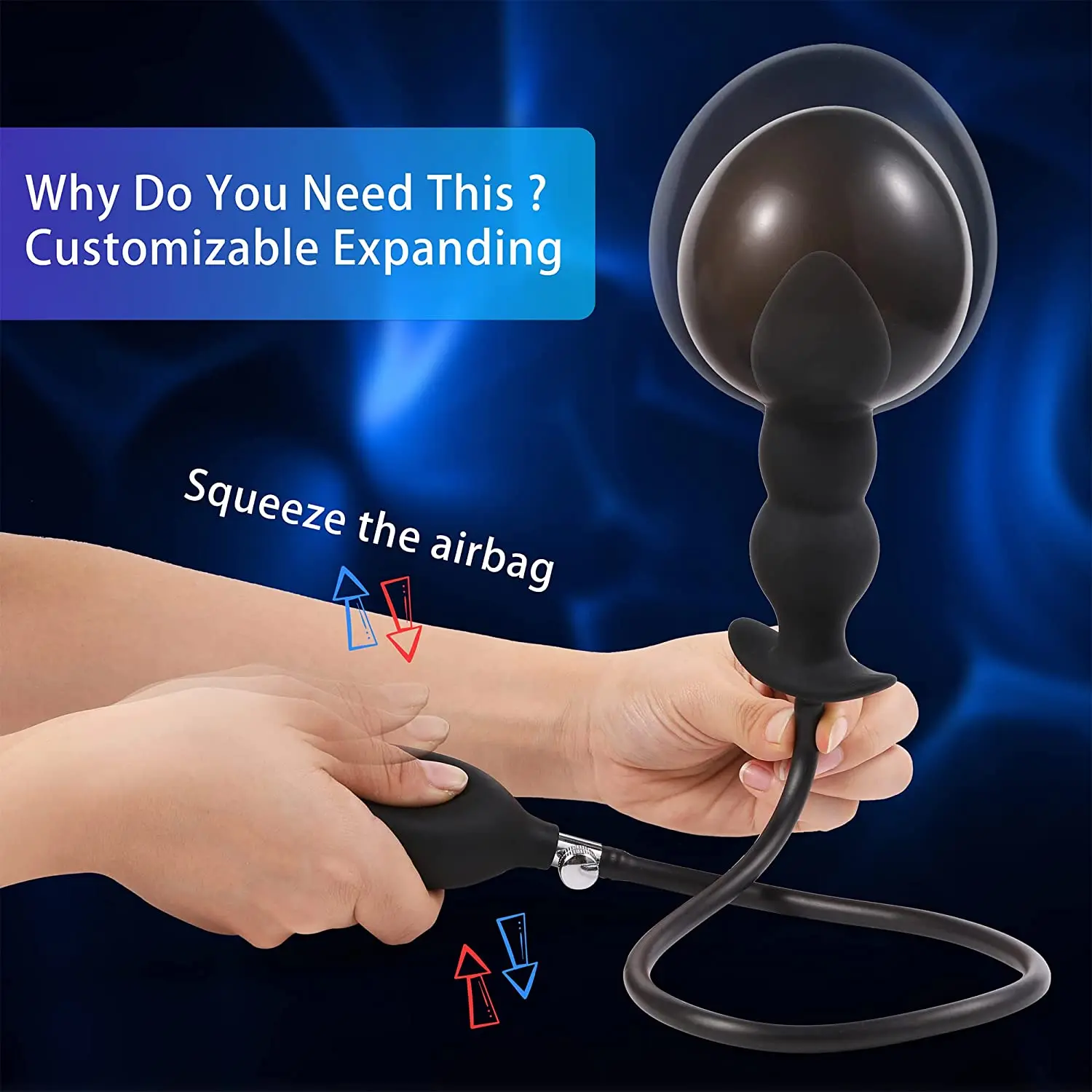 Expand Inflatable Anal Plug Huge Butt Plug Stimulate Sex Toy For Women/Men Masturbators Prostate Massager Big Anal Toys