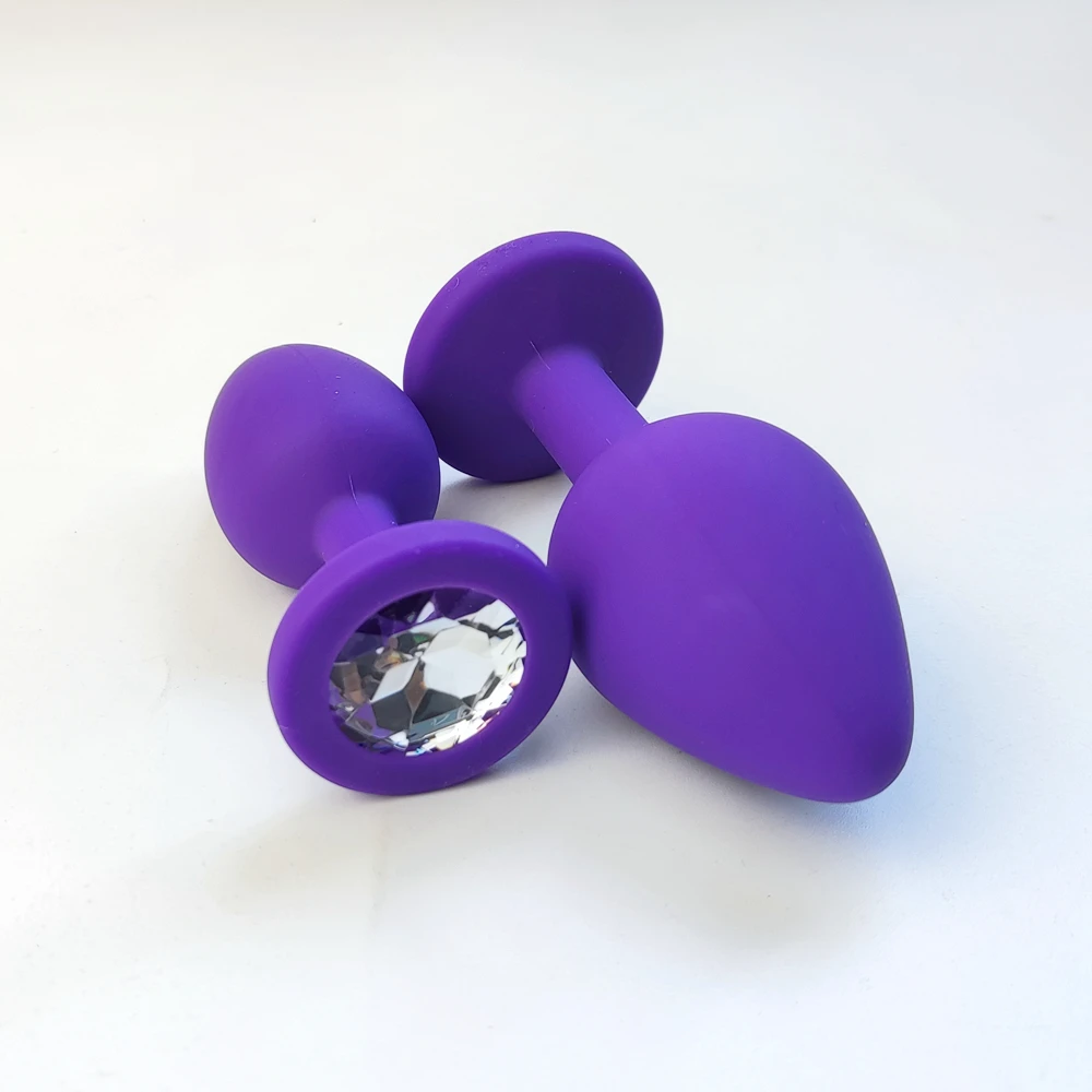 S/M/L Silicone Butt Plug Anal Plugs Unisex Sex Stopper 3 Different Size Adult Toys for Men/Women Anal Trainer For Couples SM