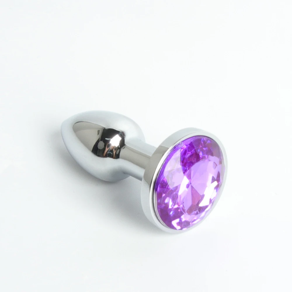 Metal Anal Plug For Women Stainless Steel Butt Plug With Jewelry Crystal Anus Toy Anal Bead Ladies Sex Toys Adult Game Analplug