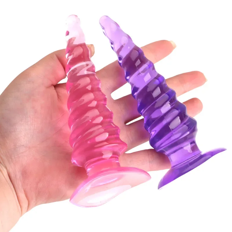 Soft Anal Dildo Butt Plug Prostate Massager Adult Gay Phalluses Anal Plug Beads G-spot Erotic Sex Toys For Men Women Products