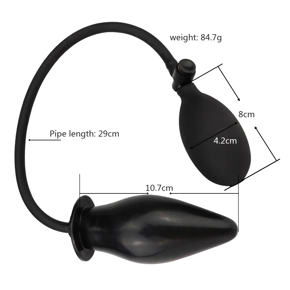 Adult Products Dildo for Anal Toy Expandable Butt Plug Silicone Massager Sex Toys for Women Men Inflatable Anal Plug Backyard