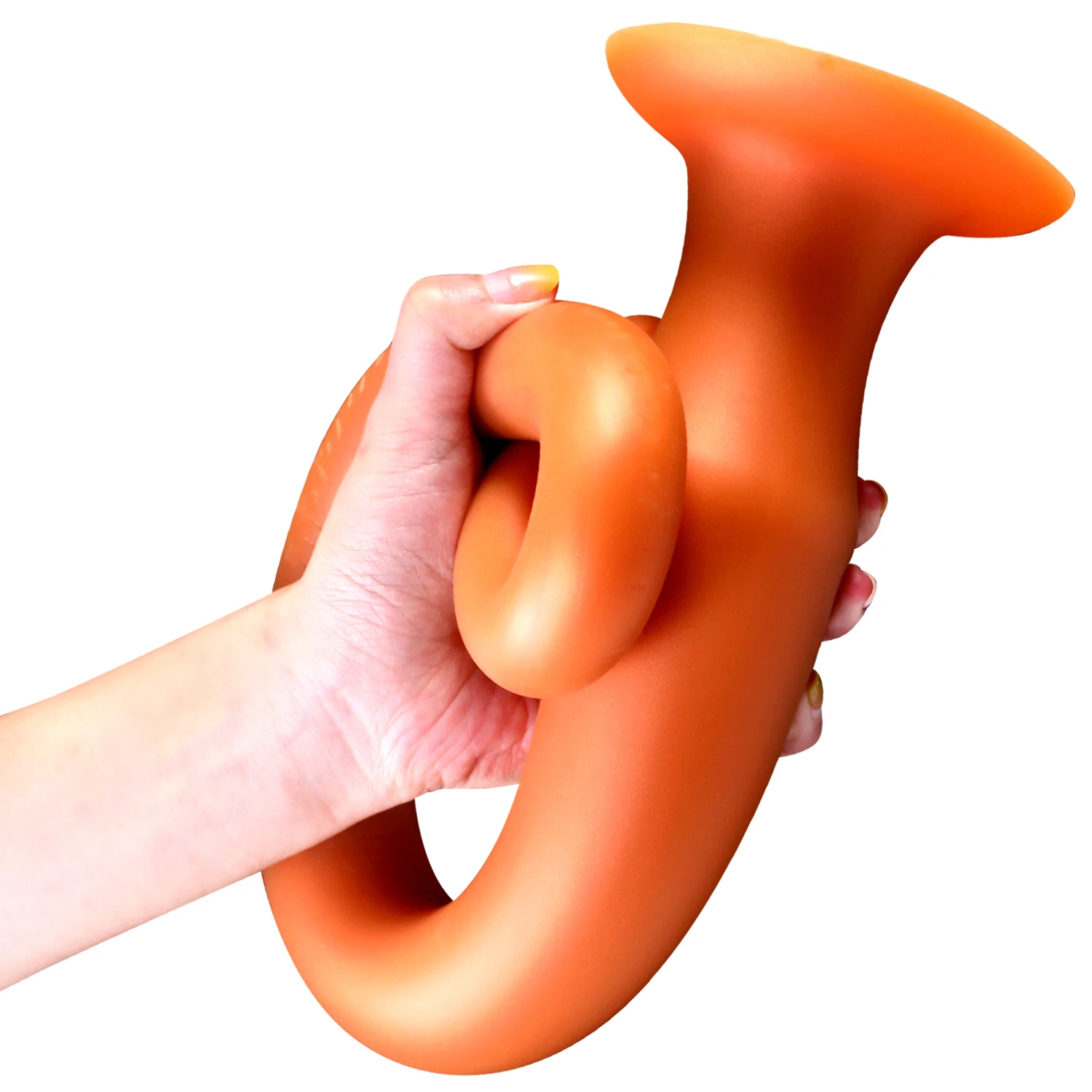 Super Long Anal Plug Dildos Stimulate Anus and Vagina Soft Anal Dilator Liquid Silicone Anal Sex Toy Butt Plug for Women and Men