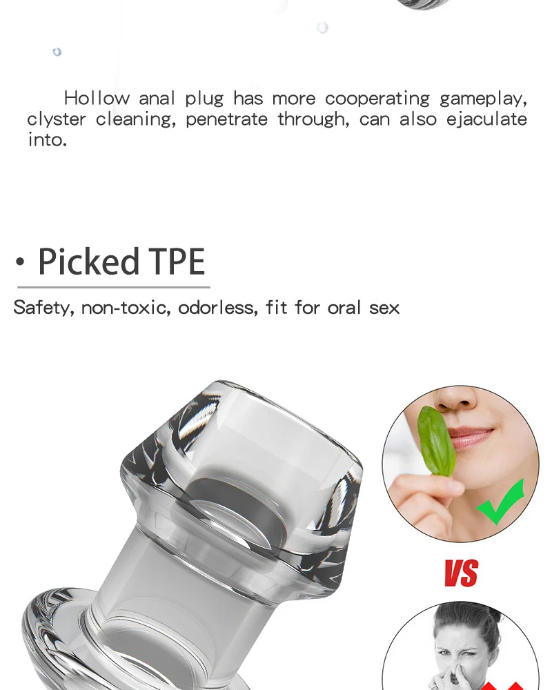 Silicone Hollow Anal Plug With Stopper Speculum Enema Anus Dilator Butt Plug Prostate Massage Bdsm Sex Toys For Woman Men Gay Silicone Hollow Anal Plug With Stopper Speculum Enema Anus Dilator Butt Plug Prostate Massage Bdsm Sex Toys For Woman Men Gay