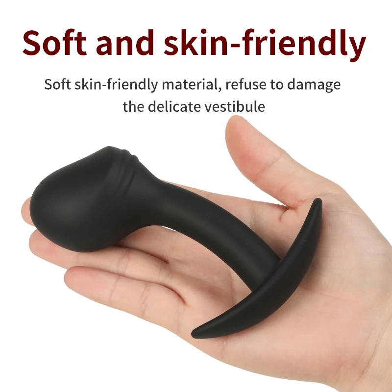 100% Safe Silicone Anal Plug Butt Plug Unisex Sexy Buttplug 3 Different Size Prostate Massager Adult Sex Toys for Men/Women