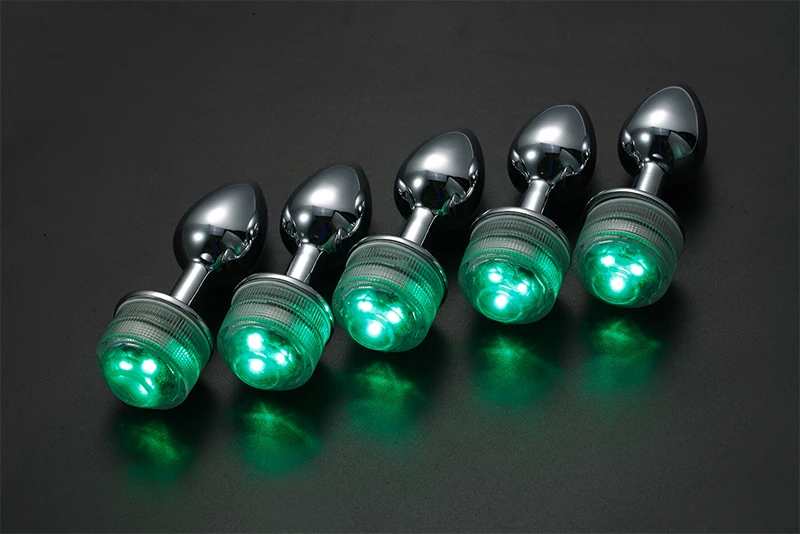 Wireless Remote Control Metal Luminous Anal Plug Prostate Massage Butt Plug with LED Anal Tail Sex Toy Adult Products for Women Wireless Remote Control Metal Luminous Anal Plug Prostate Massage Butt Plug with LED Anal Tail Sex Toy Adult Products for Women