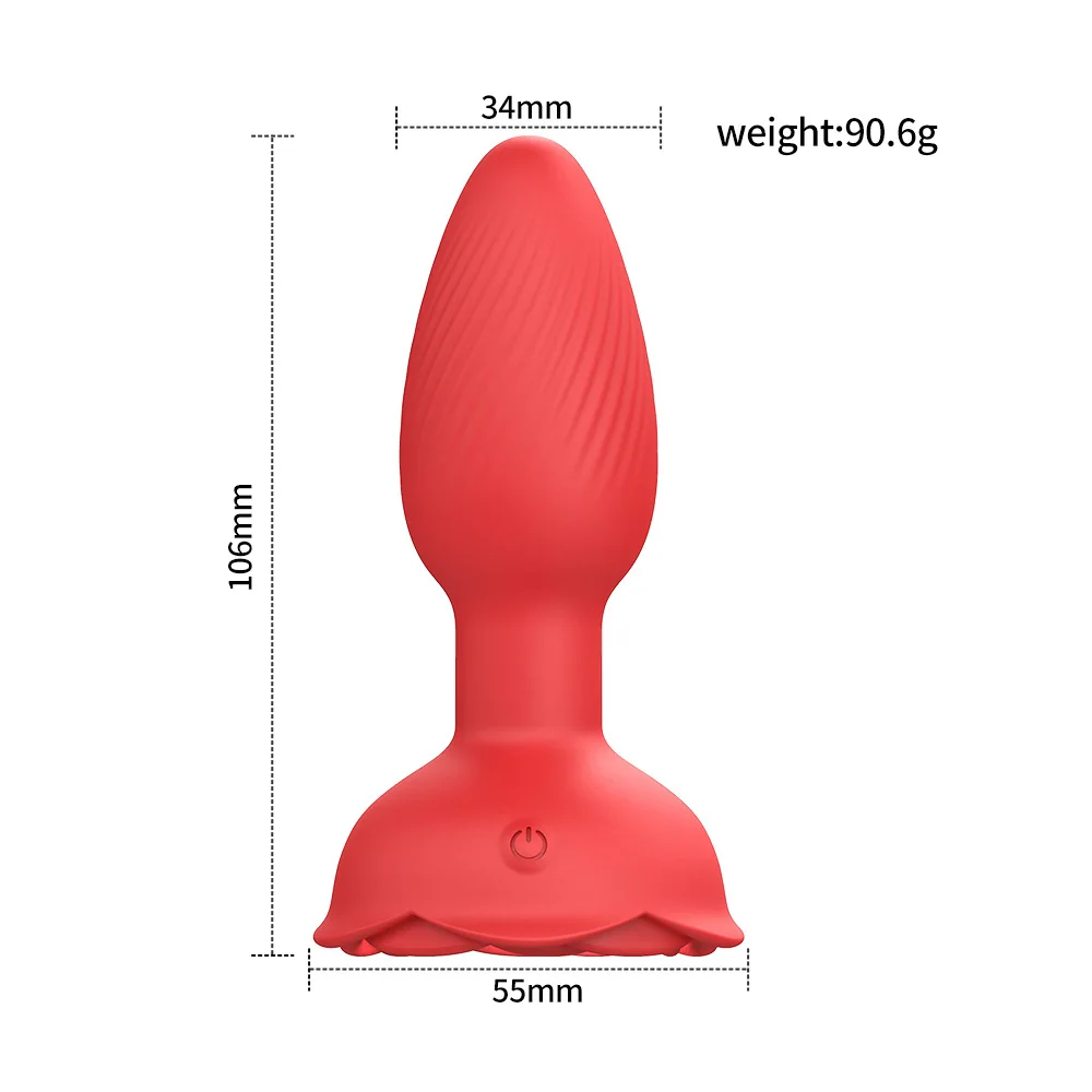 360 Remote Control Rotating Plugue Anal Vibrador Dildo Silicone Prostate Massager Anal Butt Plug Dilator Sex Toys For Women Men