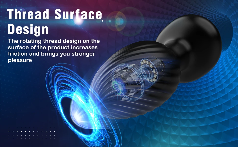 360 Remote Control Rotating Plugue Anal Vibrador Dildo Silicone Prostate Massager Anal Butt Plug Dilator Sex Toys For Women Men