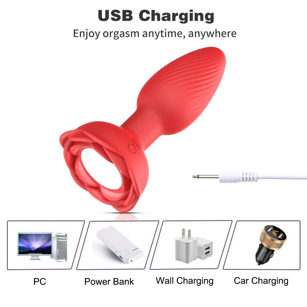 360 Remote Control Rotating Plugue Anal Vibrador Dildo Silicone Prostate Massager Anal Butt Plug Dilator Sex Toys For Women Men