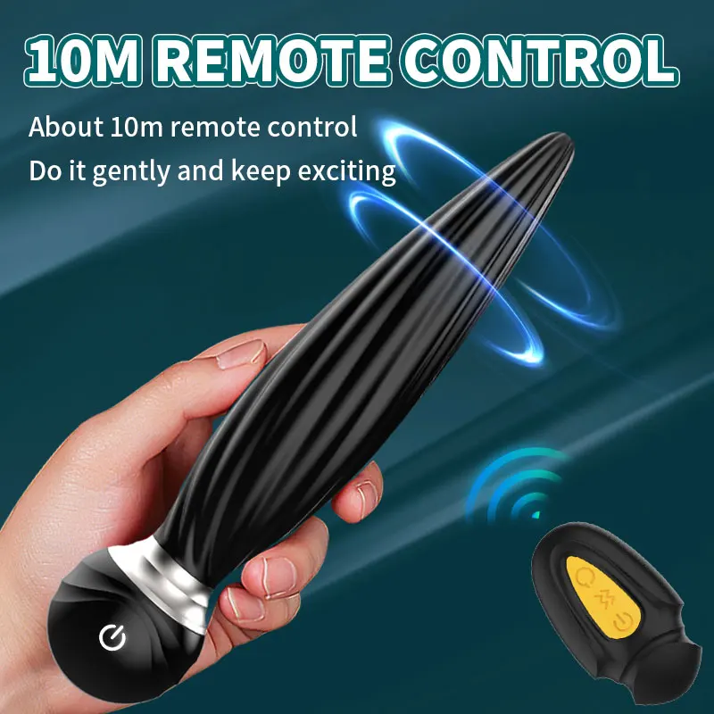 360 Remote Control Rotating Plugue Anal Vibrador Dildo Silicone Prostate Massager Anal Butt Plug Dilator Sex Toys For Women Men